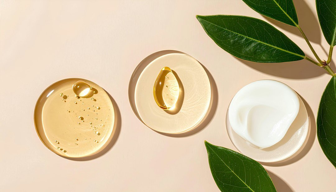 Texturas de crema facial para desarrollo cosmético en Cali